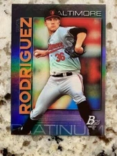 2020 BOWMAN PLATINUM TOP PROSPECT CARD ORIOLES GRAYSON RODRIGUEZ #TOP-11