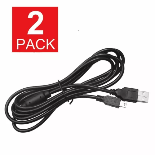 2 x Sony Playstation 3 PS3 Wireless Controller USB Charging Cord Cable Charger