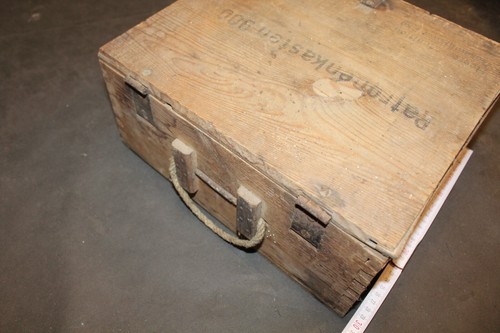 Heeres Patronenkasten 900 2. Weltkrieg Holz Transport Kiste 1944 für Munition - Bild 5 von 6