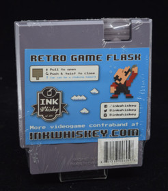 NEW Sealed Retro Game Flask NES Drunk Hunt Ink Whiskey Duck