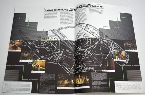 TALBOT MATRA MURENA SALES BROCHURE INCLUDES 2.2 MODEL FRENCH TEXT - Picture 5 of 7