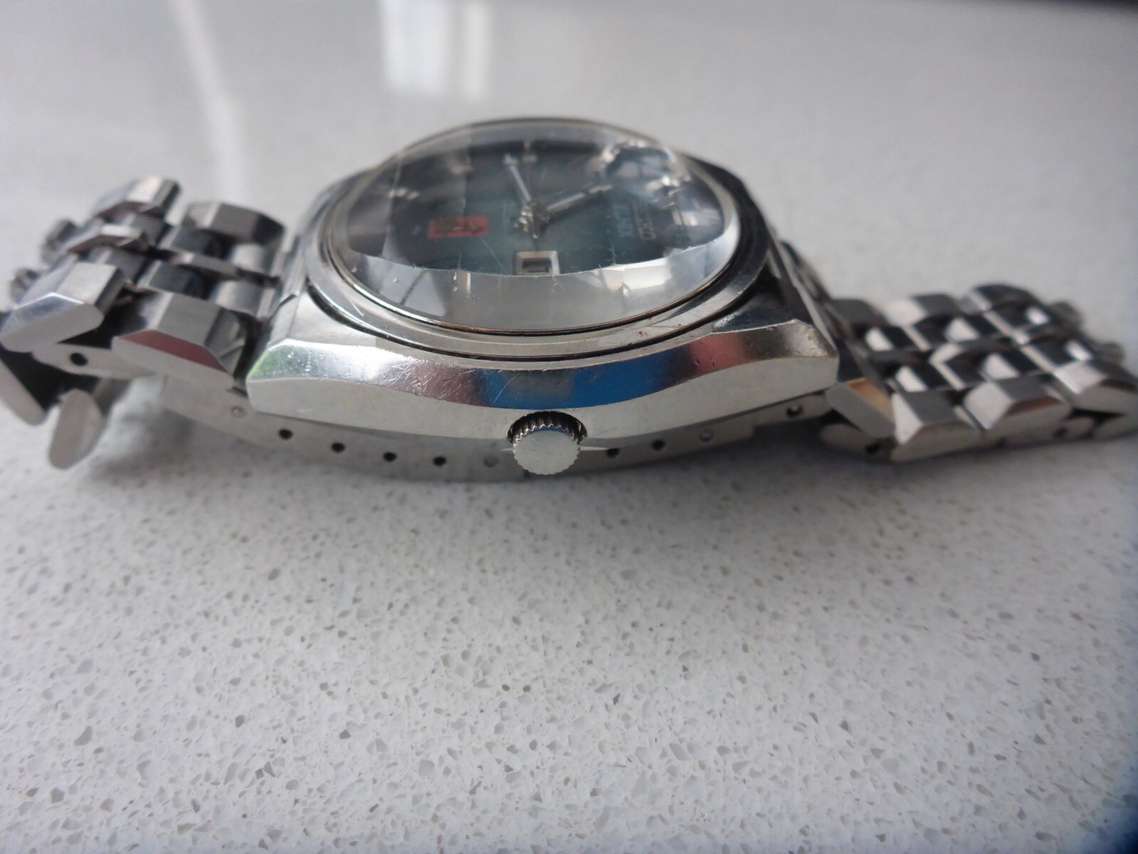 Seiko Elinix, Vintage Gents Watch, 0703-6020, 1973, Electic, O/hauled, Stunning image 4
