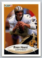 1990 Fleer - #187 Bobby Hebert