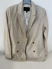 Banana Republic Cream Blazer, Size 6, New