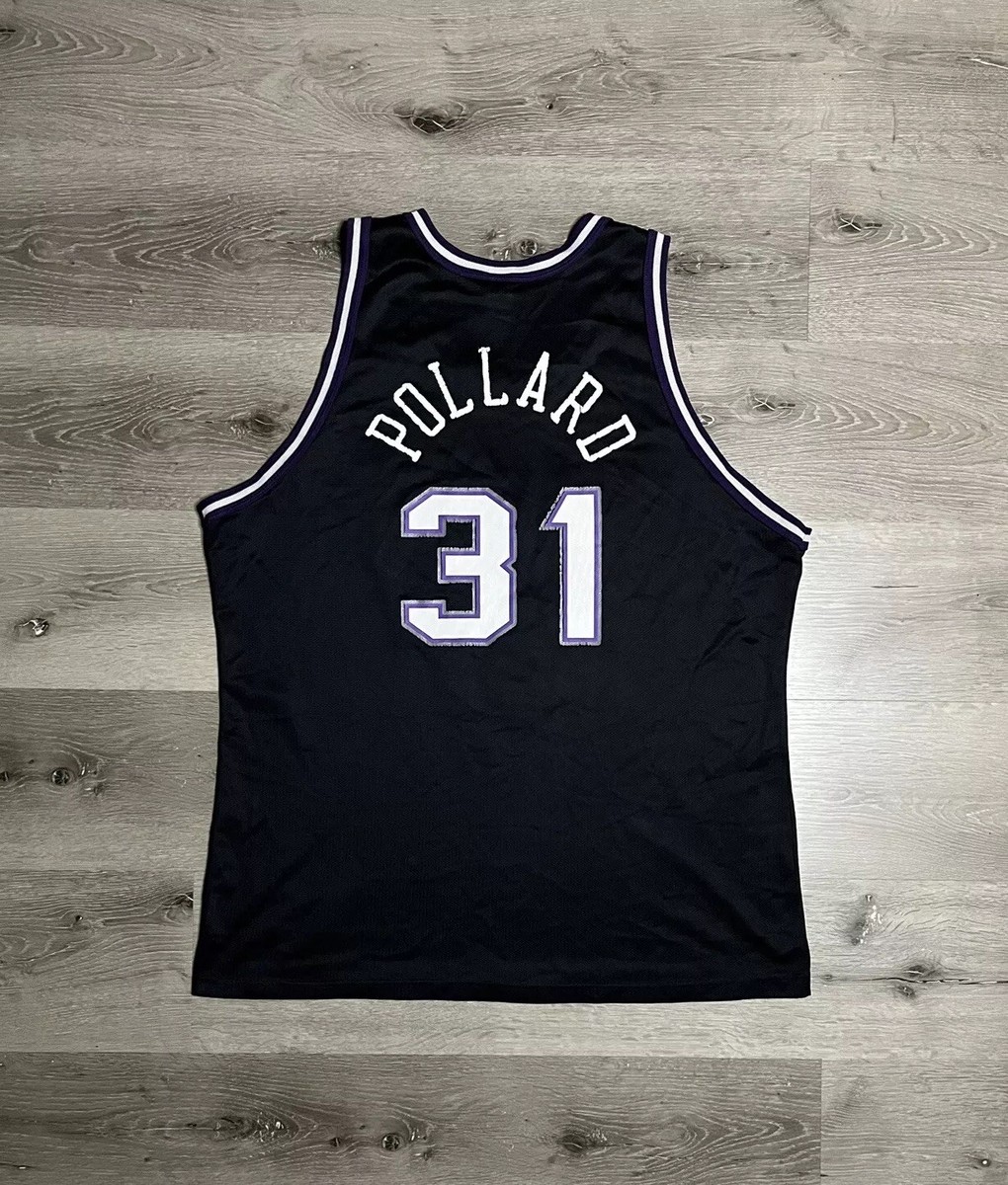 Vintage Champion Jersey Sacramento Kings Scott Pollard #31 Sz 48