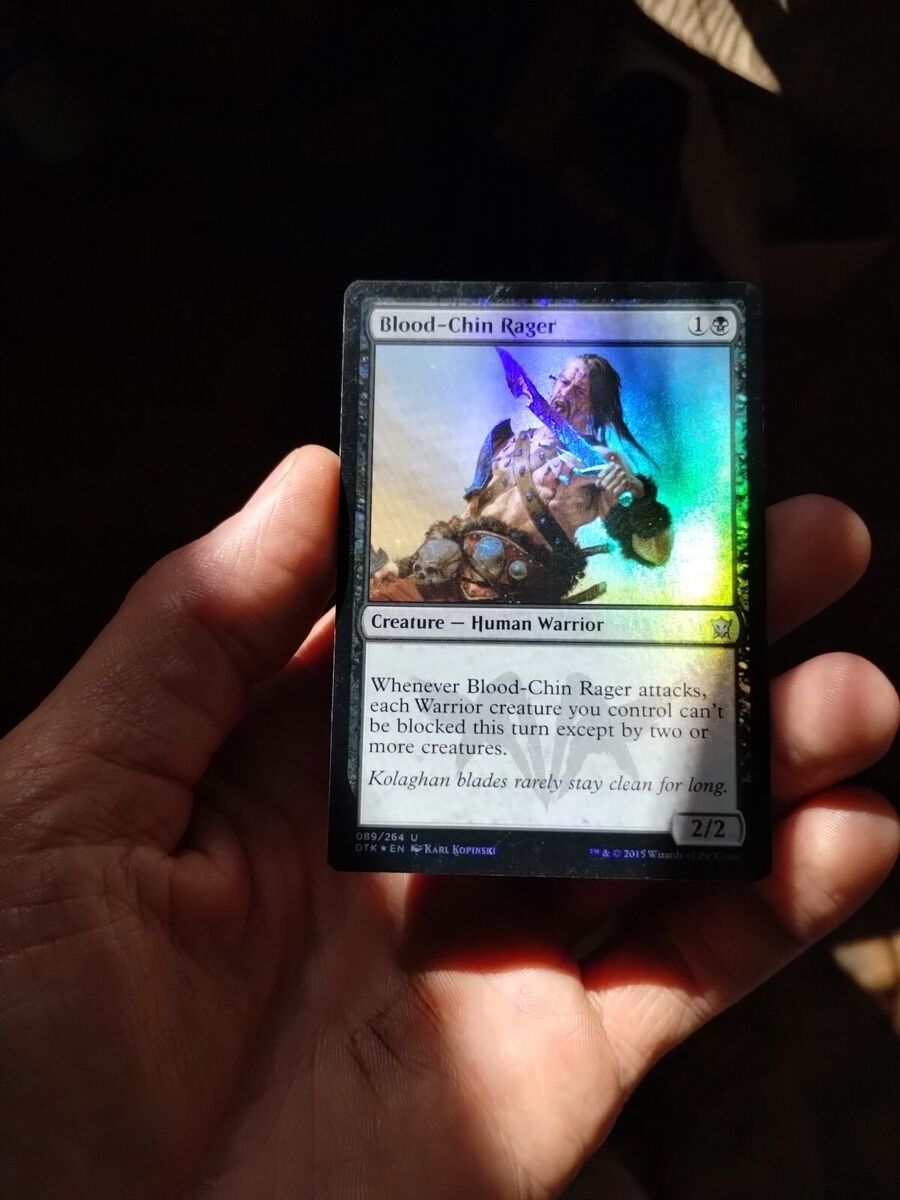 Blood-Chin Rager 1x FOIL DTK MTG Dragons of Tarkir Uncommon MINT black Blood-Chin Rager 1x FOIL DTK MTG Dragons of Tarkir Uncommon MINT black