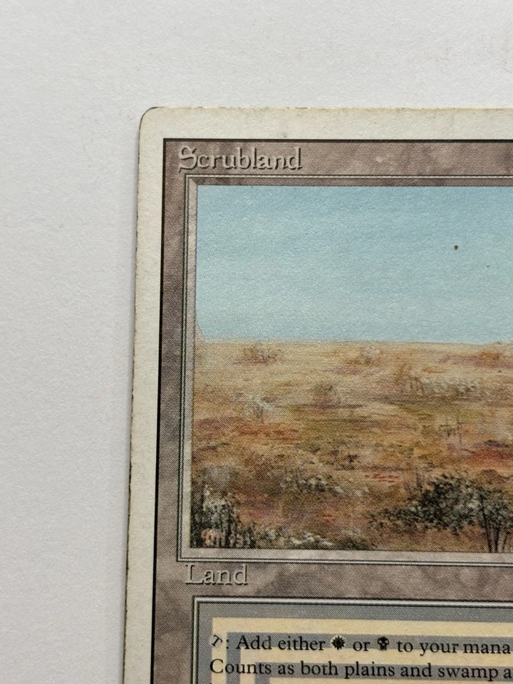 Scrubland Revised DMG Reserved List Orzhov Dual Land MTG Magic The Gathering - Image 3 of 4