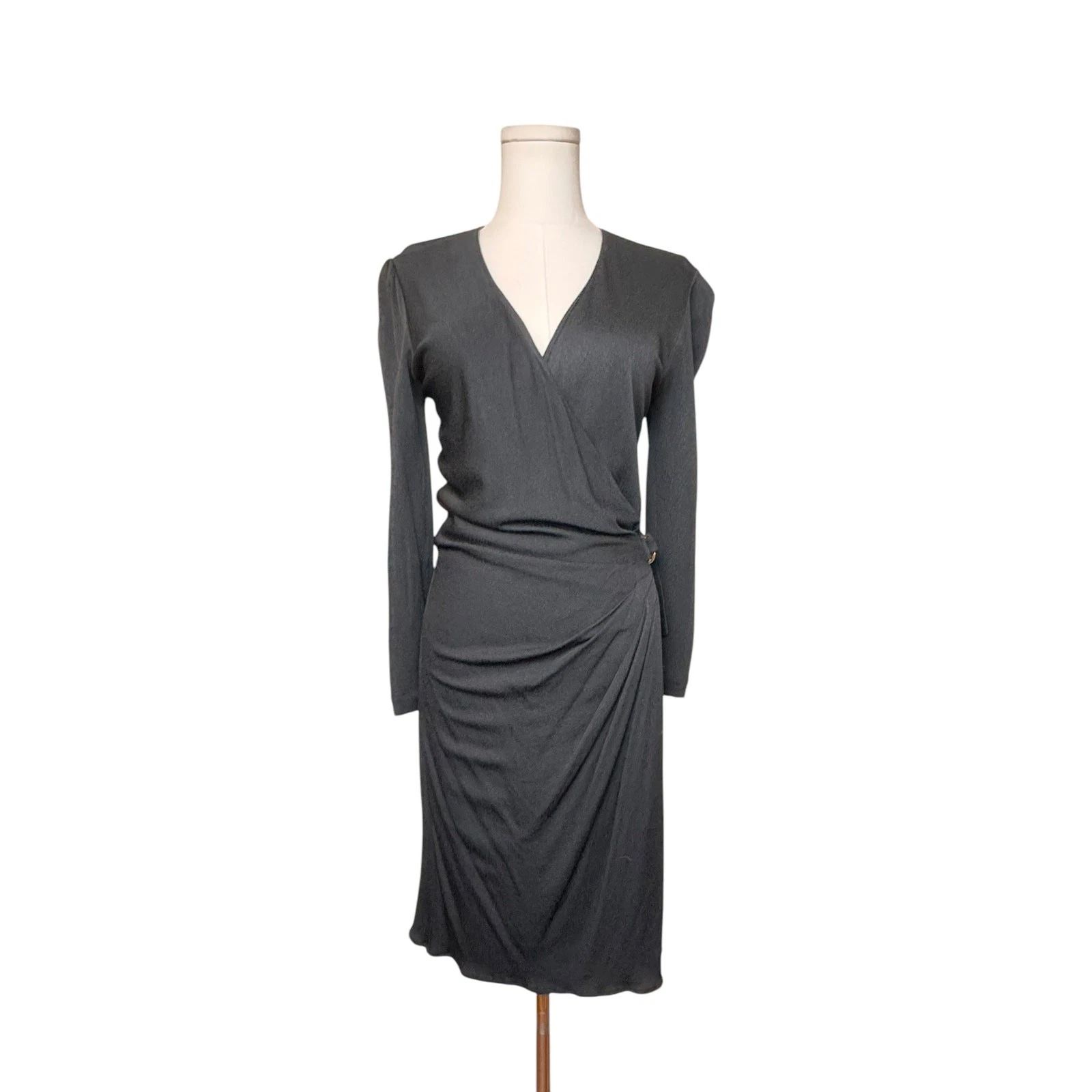 Robe noire à boucle Gucci