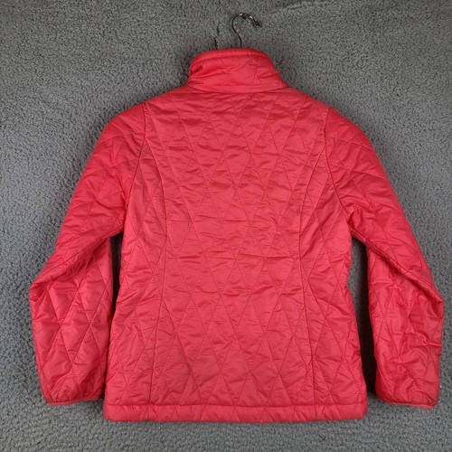 Patagonia Jacket Girls Pink Nano Puff Quilted Puffer Logo Coat 68005 Youth M 10 - Picture 3 of 8
