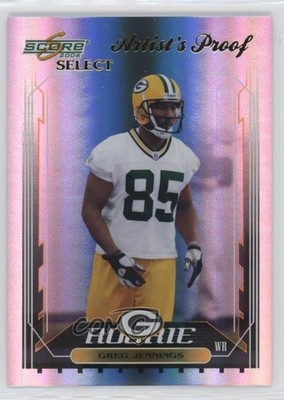 2006 Score Select Rookie Artist's Proof 22/32 Greg Jennings #387 Rookie RC 0dd0