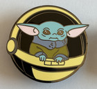Fantasy Disney Pin Lot Baby Grogu Hover Pram coffee Mandalorian Star Wars #A44 — photo 2