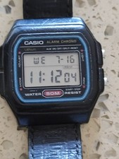 Very Rear Vintage Casio W-72 Digital Chrono Watch Module QW- 549 working Korea