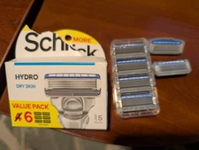 Men’s Schick Hydro Dry Skin Value Pack 5-Blade Refills 6ct