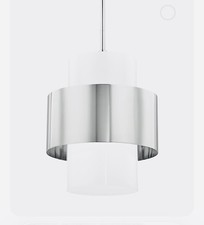 Three Hudson Valley lighting pendants. White and Polished Nickel  Brand New!