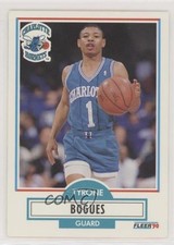 1990-91 Fleer Muggsy Bogues Tyrone Bogues #16 pm1