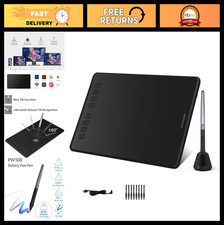 Digital Drawing Tablet 8x5" with Battery-Free Stylus, 8192 Pressure Levels, Tilt