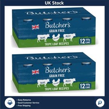 Nutritious Grain-Free Dog Food Tins - Tripe Flavor, 9.6 kg, for Healthy Tails 4.37 per kilo