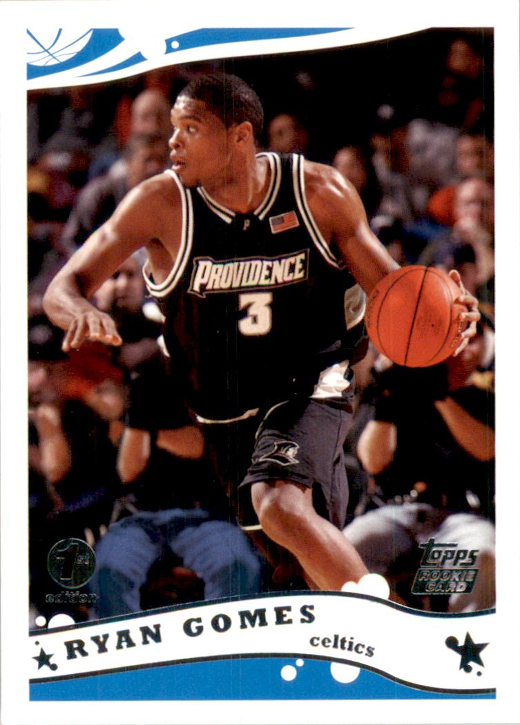 2005-06 Topps Ryan Gomes Rookie Boston Celtics #248