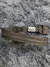 Off White Black Classic Industrial Belt