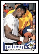 Joey Galloway 1998 UD Choice #420 Seahawks NFL READ FREE SHIPPING AutographDen