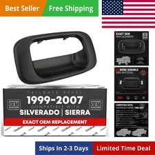 Tailgate Handle and Bezel | Replacement for 1999-2007 Chevrolet Silverado 1500