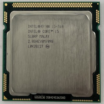 Intel Core i5-760 Desktop CPU Processor- SLBRP