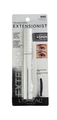 L'Oreal Paris Extensionist Mascara Lengthening & Volumizing Blackest Black 995