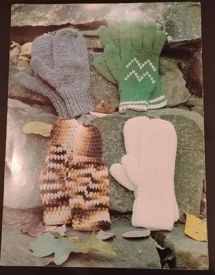 Leisure Arts Mittens & Gloves To Knit And Crochet Leaflet 110 + bonus pattern - Image 2 of 3