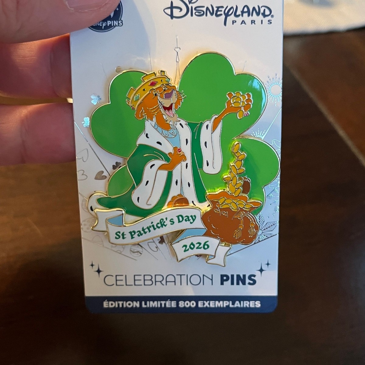 Disney: NWT St. Patrick's Day Pin- Prince John | eBay