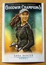 2021 Upper Deck Goodwin Champions Sara Winter Card #58 Model NM+