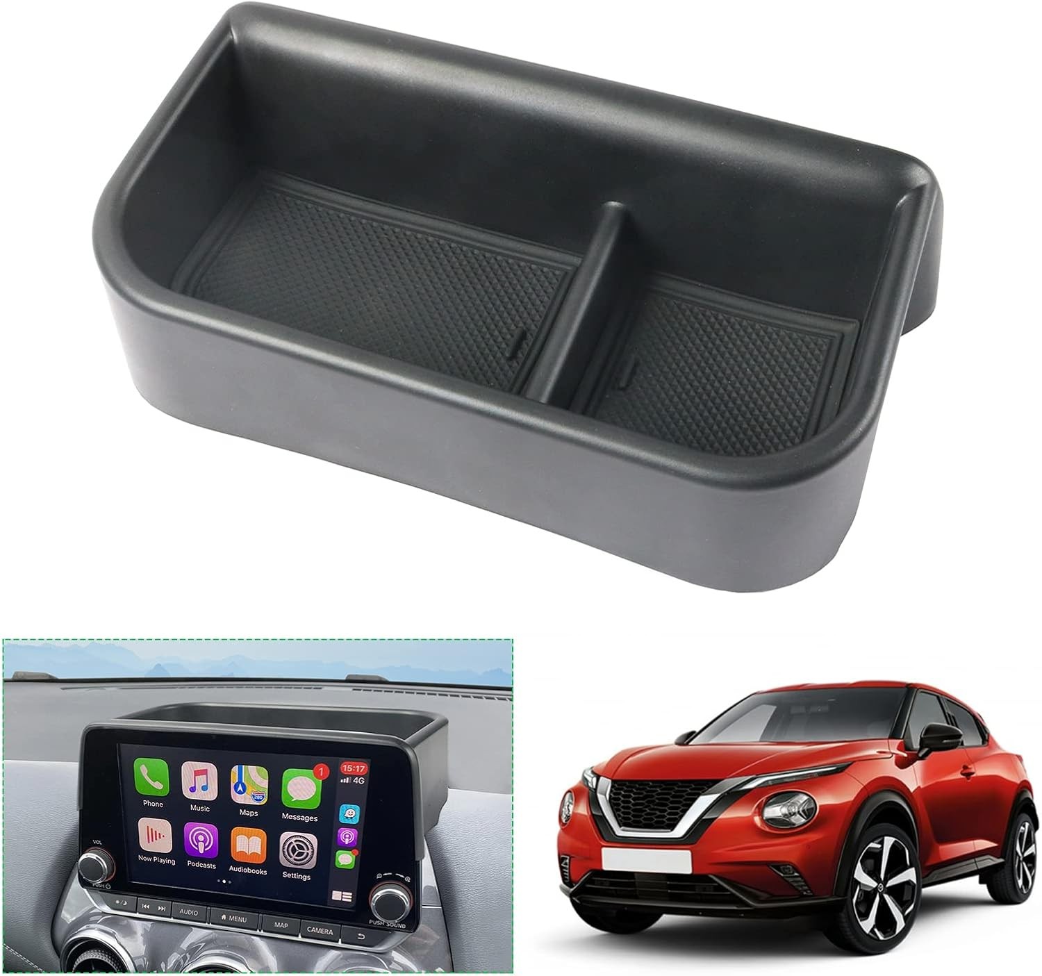 GAFAT Compatible with Nissan Juke F16 2020 2022 2023 Centre Console Storage Box