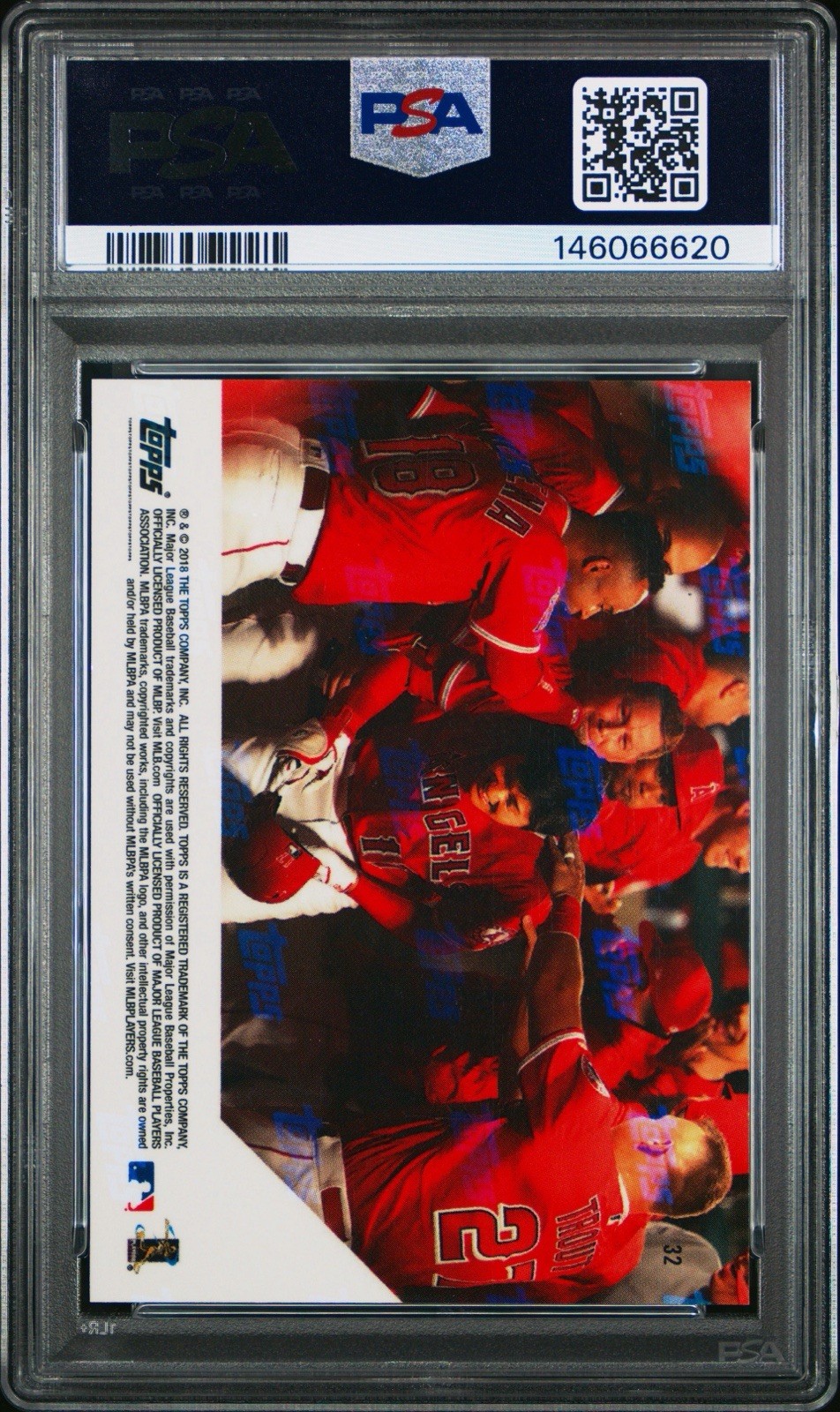 2018 Topps Now Shohei Ohtani #32 RC PSA 10 Gem Mint Rc Rookie Card 1st Career HR