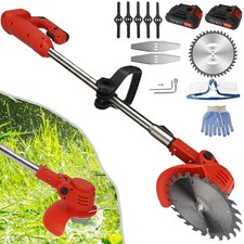 Elektro Rasentrimmer Akku Rasenmäher Freischneider Rasenkantenschneider für Hof