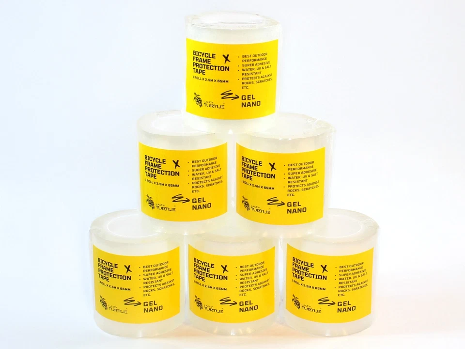 Bike / Bicycle Frame Protection Tape - 1 Roll x 2.5m x 65mm | Helicopter Tape - image 2 of 4