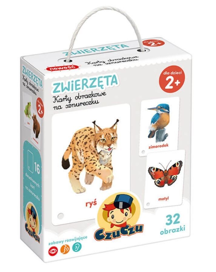 9788366762145 CzuCzu Открытки с картинками на веревочке - Животные CzuCzu 3490₽