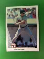 1990 Leaf Bob Melvin Baltimore Orioles #382