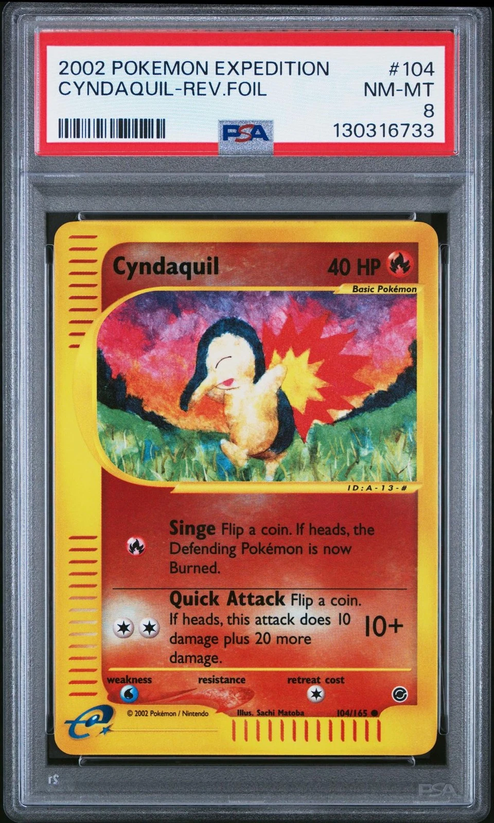 Cyndaquil - Expedition Base Set #104 Price & Value ($27.03