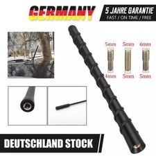 Auto Kurz Stab Antenne Dachantenne 17cm für VW Golf Polo Jetta Passat Seat Skoda