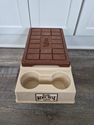 VINTAGE 1982 Igloo Little Kool Rest Cooler Car Truck Van Console Brown Tan Chest