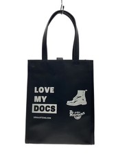 Borsa tote Dr. Martens, in pelle, nera, tinta unita