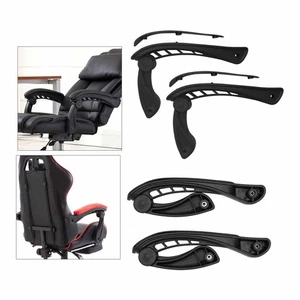 2 Pieces Office Chair Armrest Movable Reusable Handrail Furniture Accessories