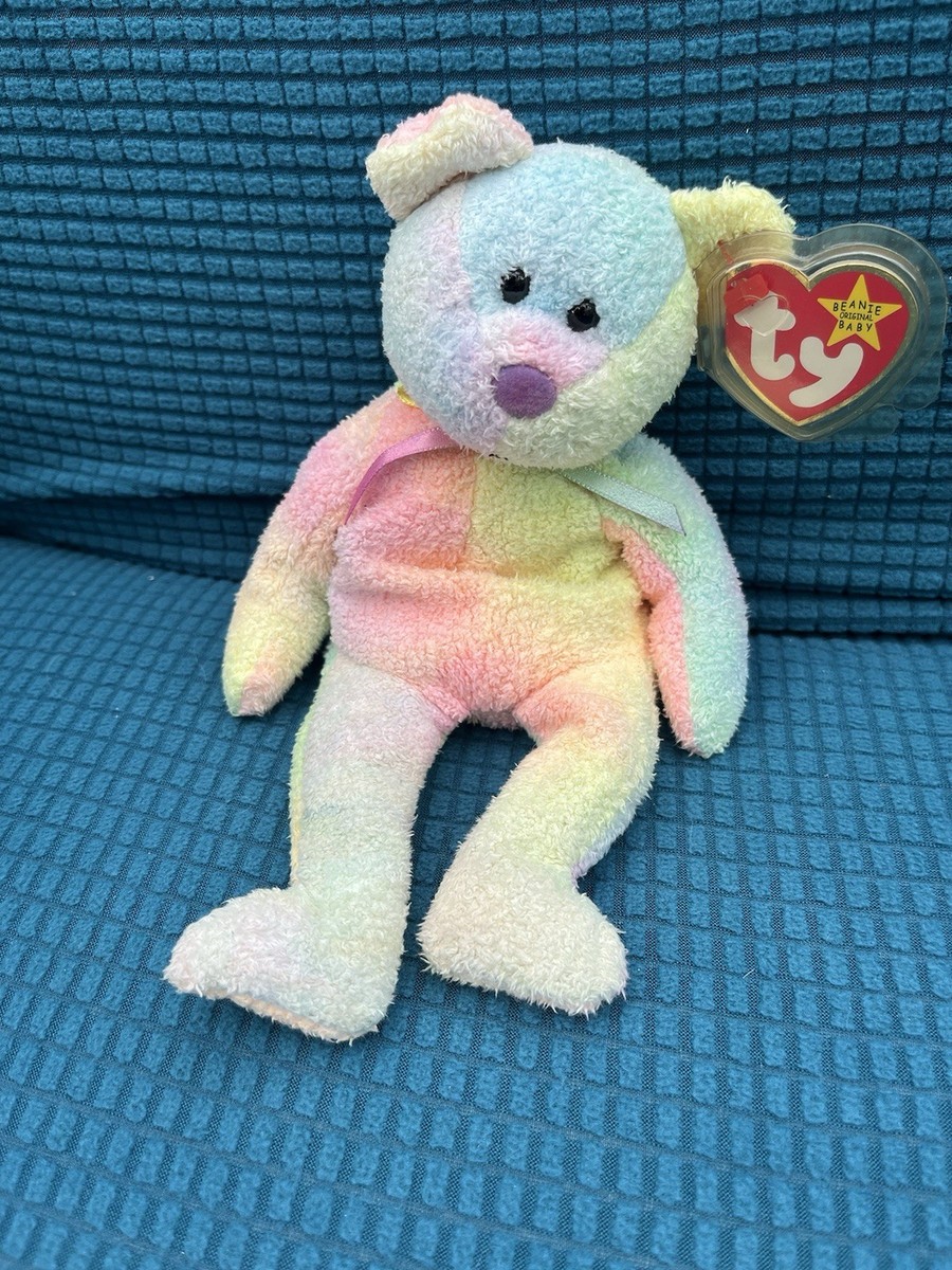Ty Beanie Babies: Groovy the Rainbow Bear, 1999 Original, Retired
