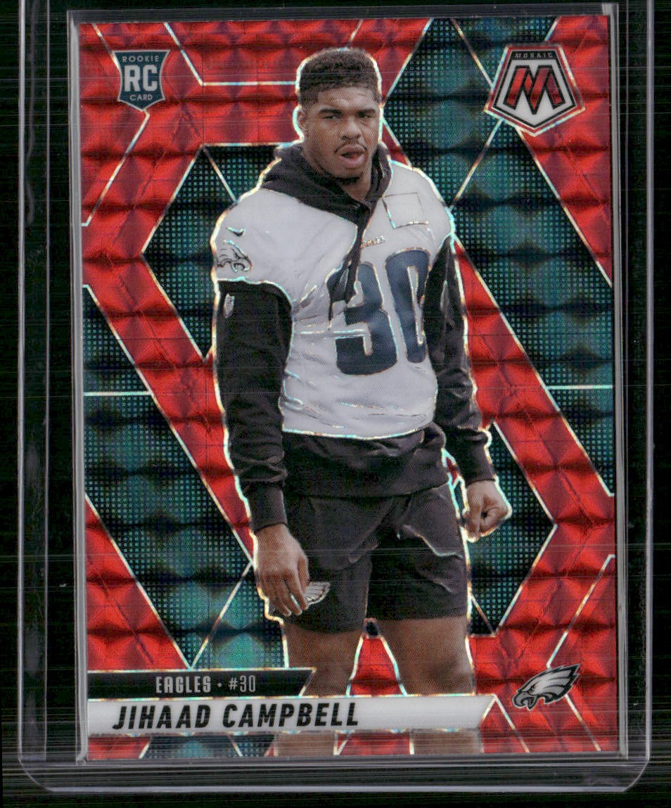 2025 Panini Mosaic #341 Jihaad Campbell Mosaic Red