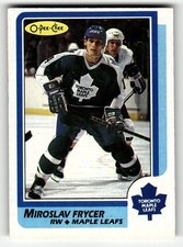 1986-87 O-Pee-Chee Miroslav Frycer #68 Toronto Maple Leafs HIGH GRADE BEAUTY!