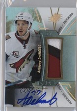 2016-17 SPx Rookies Gold 76/99 Anthony DeAngelo #R-AD Patch Auto 1ln4