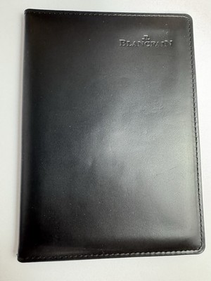 100% OEM Blancpain Black Leather Passport Holder/ European Wallet VIP Rare!!