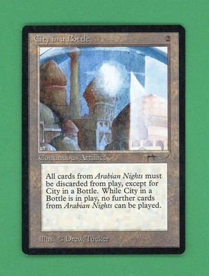 マジック：ザ・ギャザリング City in a Bottle ARN Magic The Gathering MTG City In A Bottle (Arabian Nights) | eBay