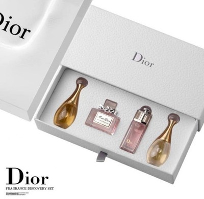 Dior 4-Piece Perfume Set - Mini Travel Fragrance Gift Box | eBay