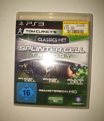 Ubisoft Tom Clancy's Splinter Cell Trilogy PS3 PAL HD 3D USK16 2011