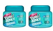 2 Pack PUNKY JUNKY Gel Wax Cera Gel Wet Look 9.52 oz Super Hold